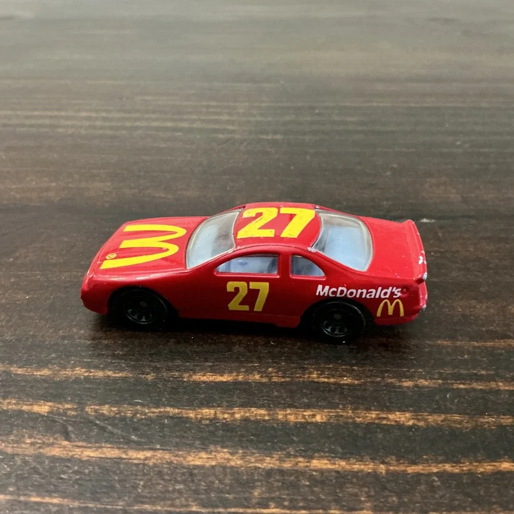 Hot Wheels 1993 McDonalds NASCAR‎ 27 Red Diecast Racing Car Vintage Toy Mattel